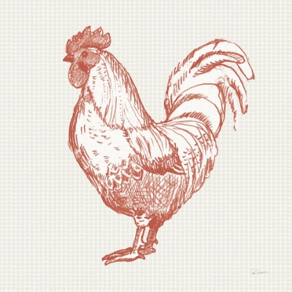 Picture of COTTAGE ROOSTER II RED
