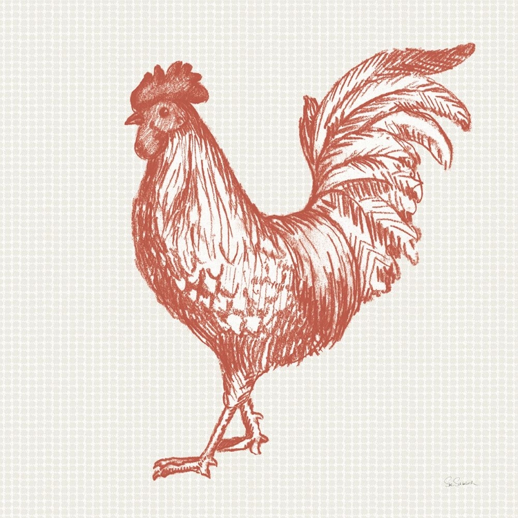 Picture of COTTAGE ROOSTER IV RED