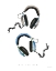 Picture of HEADPHONES LOVE BLUE GRAY