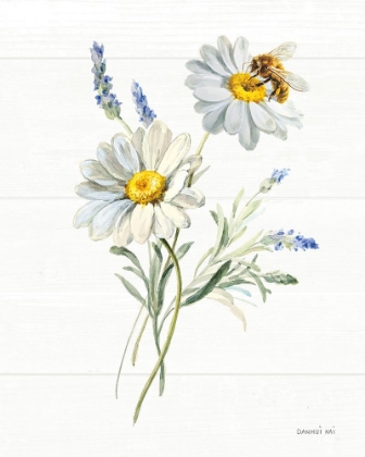 Picture of BEES AND BLOOMS FLOWERS II