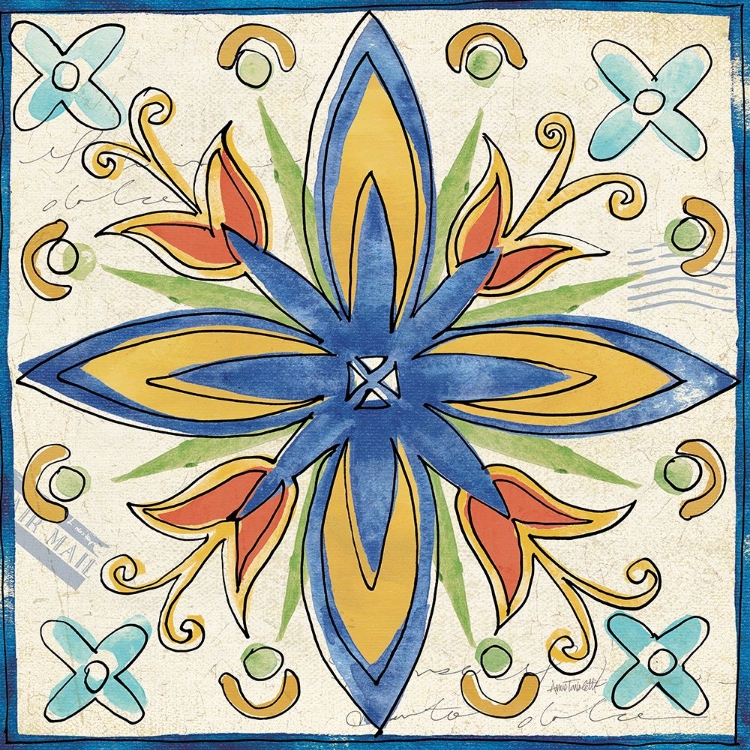 Picture of TUSCAN SUN TILES I TALAVERA