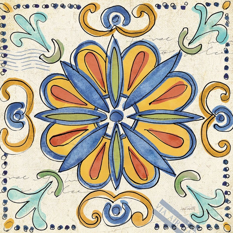 Picture of TUSCAN SUN TILES IV TALAVERA