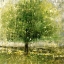Picture of GREEN LIT TREE