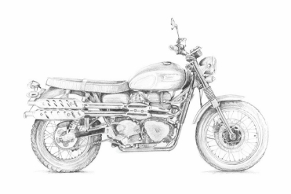 Picture of MOTORCYCLE SKETCH III
