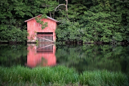 Picture of LITTLE RED BOAT HOUSE-ALABAMA