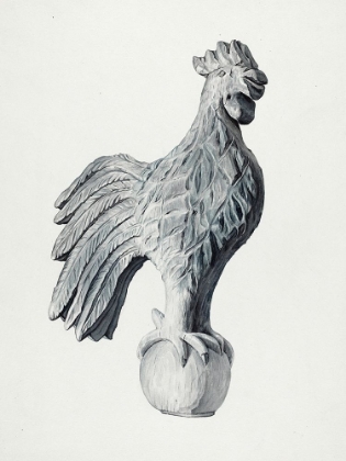 Picture of COCK WEATHER VANE ILLUSTRATION
