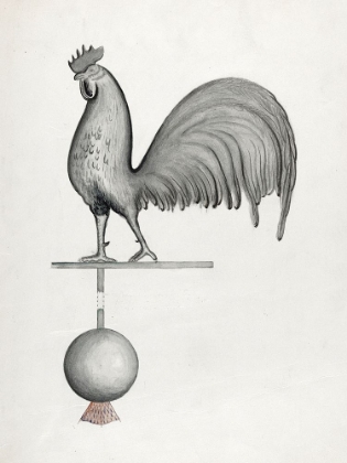 Picture of WEATHER VANE IRON ROOSTER