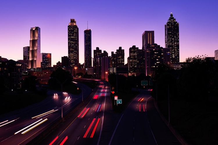 Picture of NIGHT SKYLINE OF ATLANTA-GEORGIA I