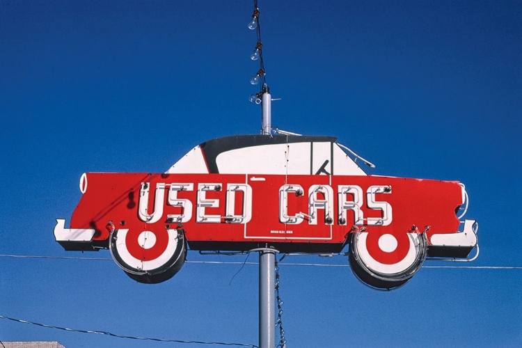 Picture of VINCE KOLB AUTO SALES SIGN-JEFFERSON CITY-MISSOURI