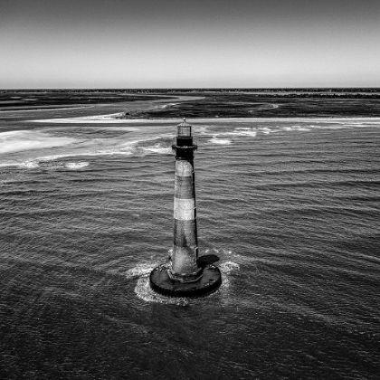 Picture of AERIAL VIEW OF THE MORRIS ISLAND LIGHTHOUSE IN CHARLESTON-SOUTH CAROLINA