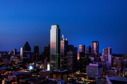 Picture of DALLAS SKYLINE AT NIGHT
