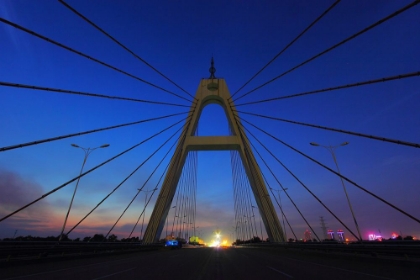 Picture of TEXAS BRIDGE-NIGHT VIEW