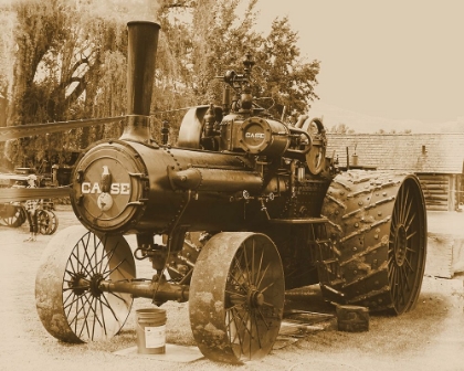 Picture of STEAM ENGINE IN SEPIA