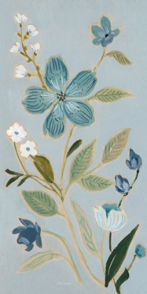 Picture of WOODBLOCK BOTANICAL I