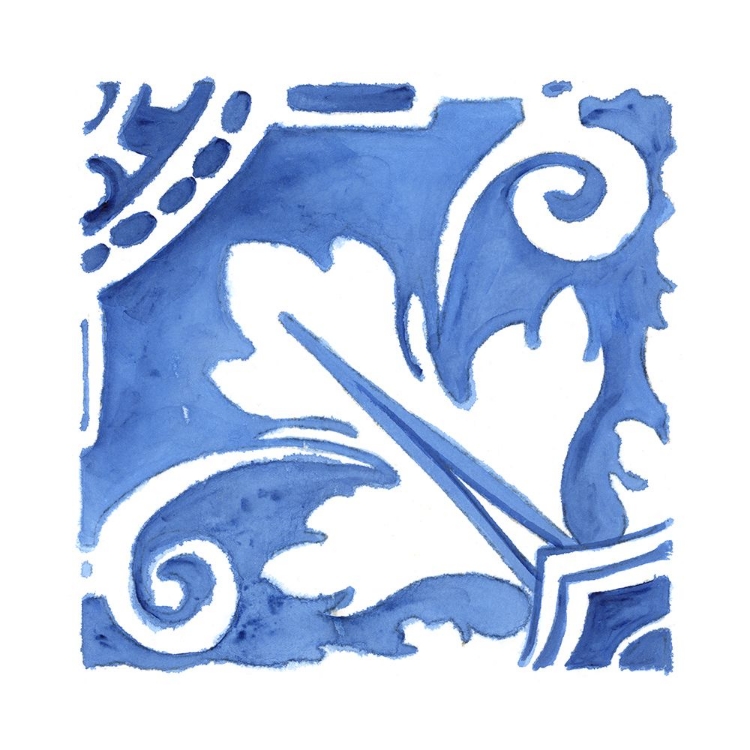 Picture of BLUE WASH TILE I