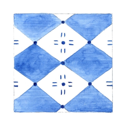 Picture of BLUE WASH TILE IV