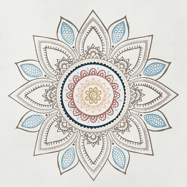 Picture of SOFT MANDALA BURST I