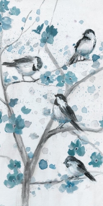 Picture of BLUE CHICKADEES I