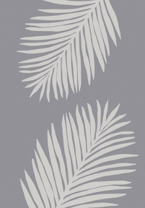 Picture of PALM LEAF 03 MEDIUM GRAY
