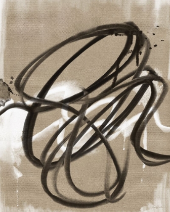 Picture of MOCHA LINEN ABSTRACT