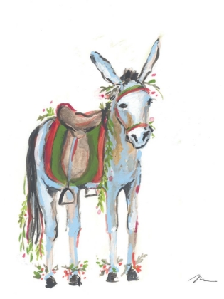 Picture of CHRISTMAS DONKEY I