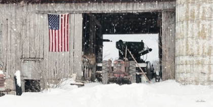 Picture of WINTER AT PATRIOTIC BARN