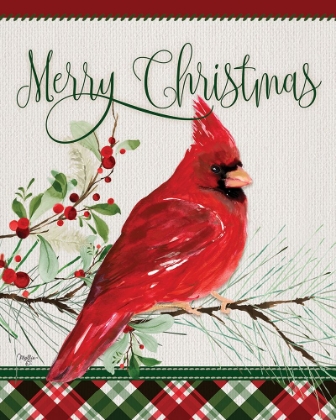 Picture of MERRY CHRISTMAS CARDINAL