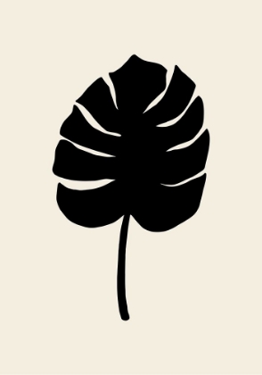 Picture of MONSTERA LEAF BLACK