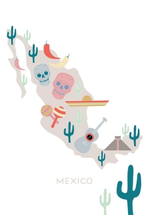 Picture of MEXICO MAP NO 1