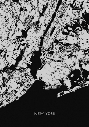Picture of MAP_NEW YORK_002_BLACK