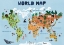 Picture of WORLD MAP FOR KIDS