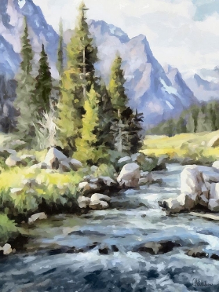 Picture of RIVER IN THE MOUNTAINS II
