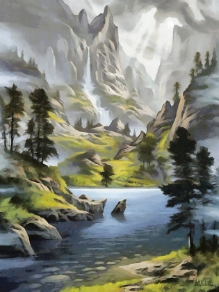 Picture of RIVER IN THE MOUNTAINS IV