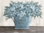 Picture of STEEL BLUE FLORAL I
