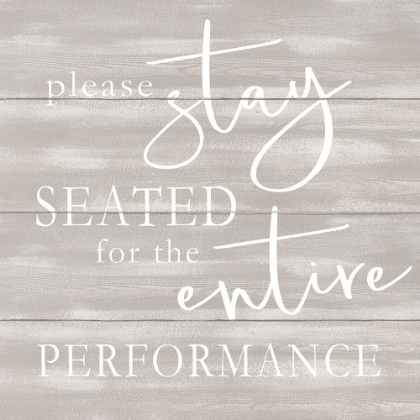 Picture of PLEASE STAY SEATED