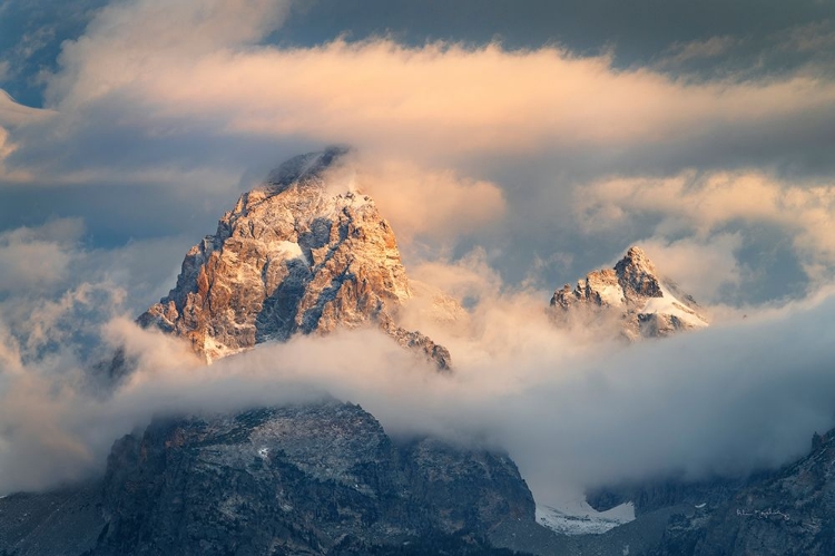Picture of GRAND TETON CLOUDS COLOR