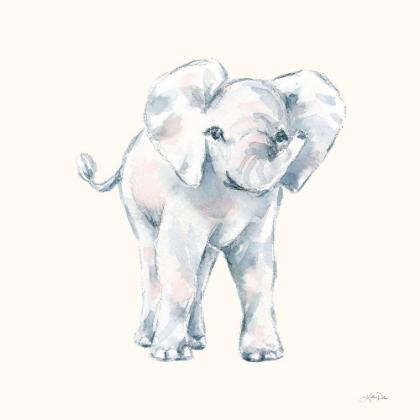 Picture of BABY ELEPHANT ON CREAM