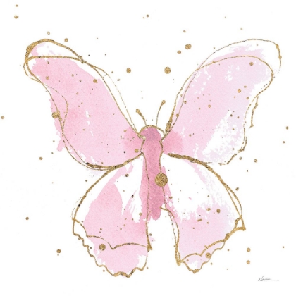 Picture of PINK GILDED BUTTERFLIES II