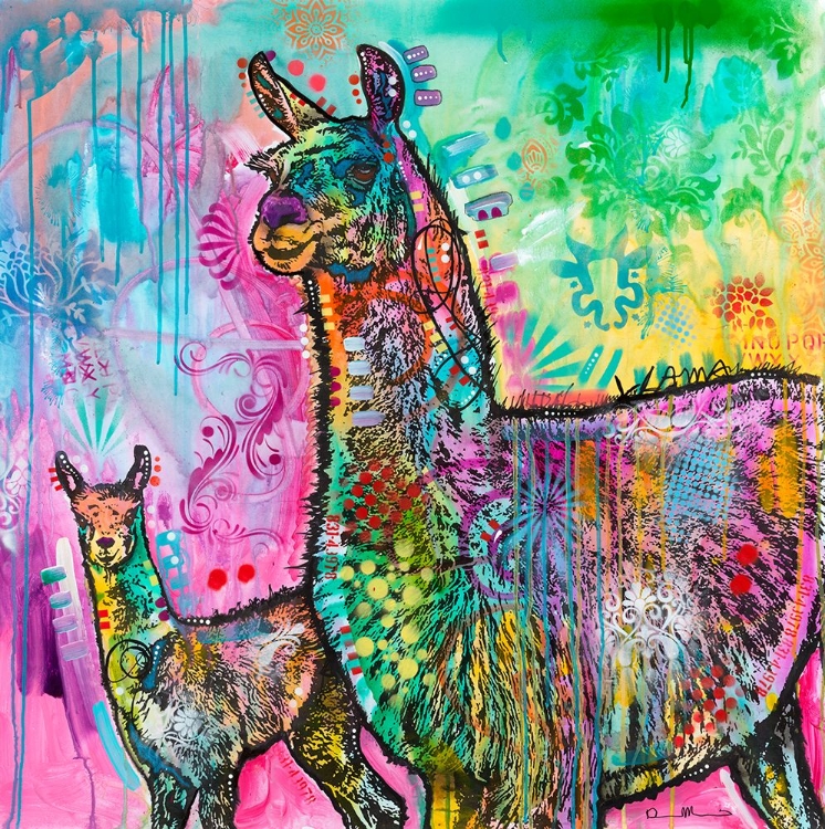 Picture of PSYCHEDELIC LLAMA