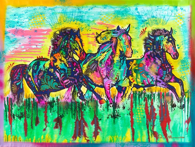 Picture of THREE HORSES