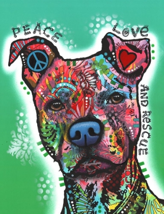 Picture of PEACE-LOVE-AND RESCUE