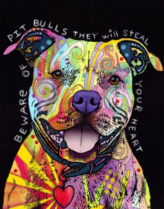 Picture of BEWARE OF PIT BULLS
