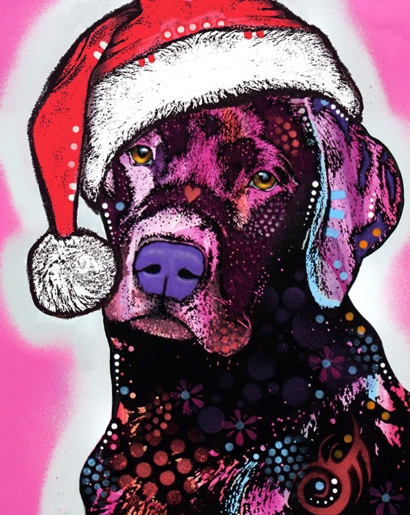 Picture of BLACK LAB CHRISTMAS