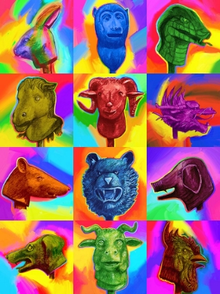 Picture of CHINESE ZODIAC POP ART