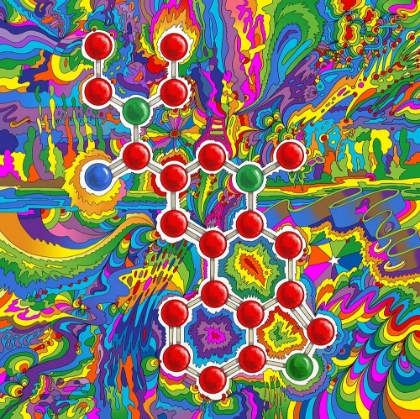 Picture of LSD MOLECULE