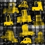 Picture of YELLOW CARS TILE