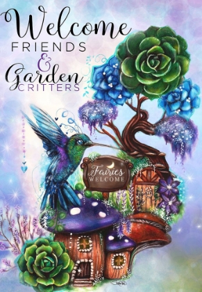 Picture of FAIRIES WELCOME - GARDEN WHIMSIEZ