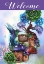 Picture of FAIRIES WELCOME - GARDEN WHIMSIEZ -  GARDEN FLAG DESIGN 2