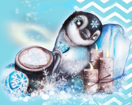 Picture of WINTER PENGUIN - WITH BACKGROUND