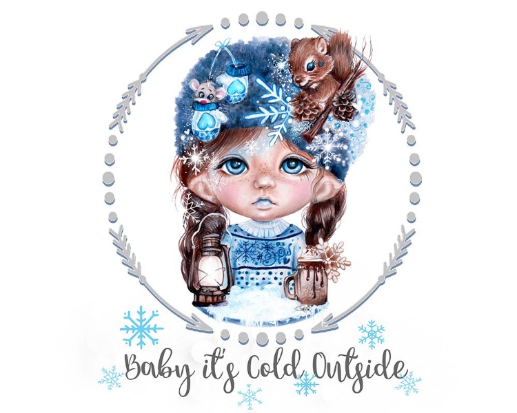 Picture of SNOWY SARAPHINA MUNCHKINZ ELF - BABY ITS COLD OUTSIDE DESIGN